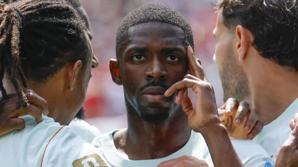 Une oeuvre collective et un artiste : les onze Bleus impliqués sur le 3e but de Dembélé face à la Norvège, une première dans cette Coupe du monde - L'Équipe