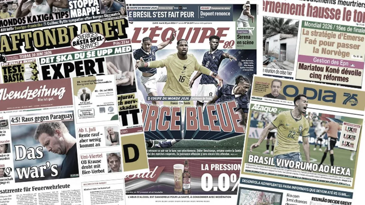 Quand une chaîne TV suédoise propose une équipe combinée du seizième de Coupe du monde entre la France et la Suède, composée seulement de joueurs français