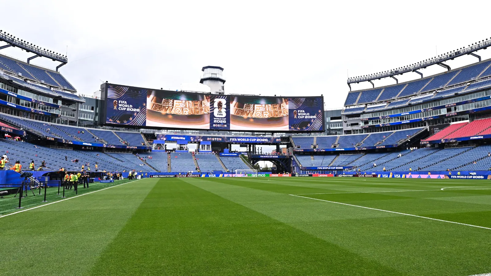 Le Gillette Stadium avant Norvège-France, le 26 juin 2026.