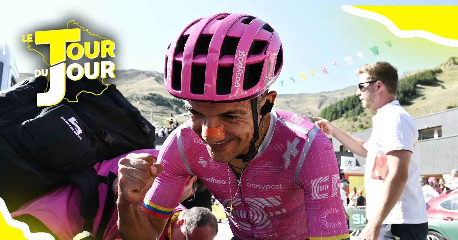 Tour de France : avant de remporter la 18e étape, Richard Carapaz a failli tout perdre à cause d'un spectateur
