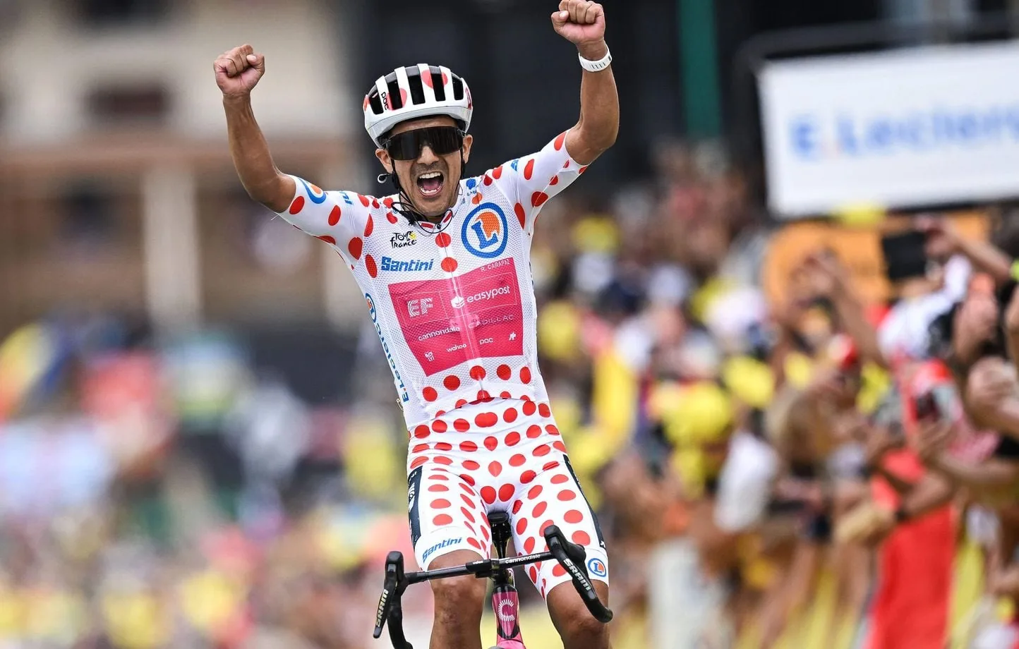 Tour de France : Richard Carapaz s'offre une deuxième victoire d'étape, Paul Seixas dit adieu au podium à l'Alpe d'Huez - L'Équipe