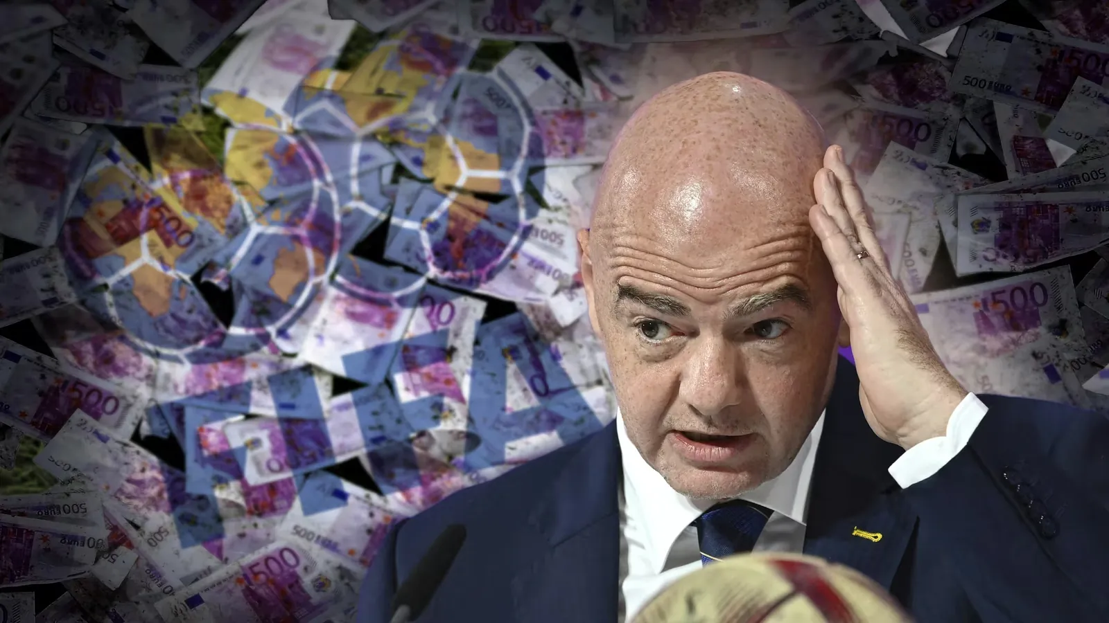 Gianni Infantino, le président de la Fifa. (FRANK HOERMANN / SVEN SIMON / AFP)