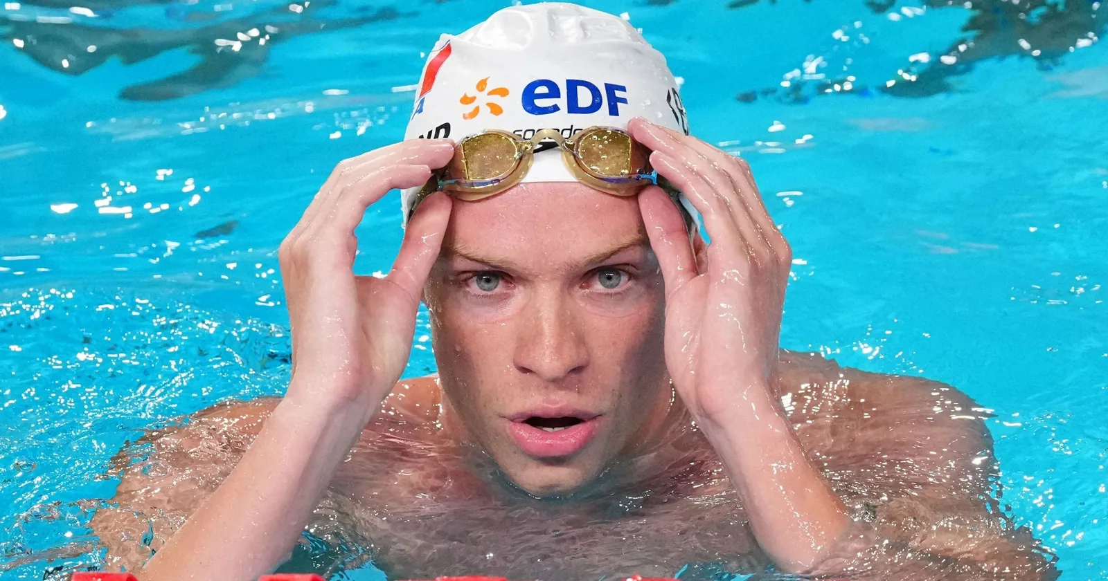 Nouvelle médaille d'or pour la France à domicile : Léon Marchand épatant champion d'Europe du 400 m nage libre